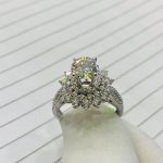 Nhẫn Kim cương Vàng trắng 14k NN0002