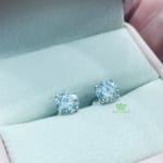 Khuyên Tai Nụ Trắng 14k KT00007