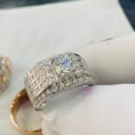 Nhẫn nam Vàng Trắng 14k NN00017