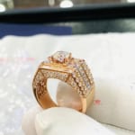 Nhẫn Nam Hồng 18k NN00021
