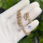 Vòng Nữ BVL Vàng Hồng 18k Kim Cương  VT00020